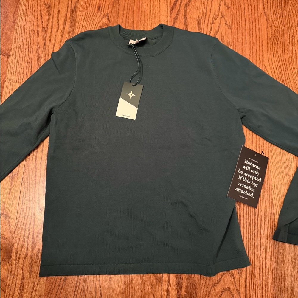 Tuckernuck Deep Forest Green Long-Sleeve Crewneck